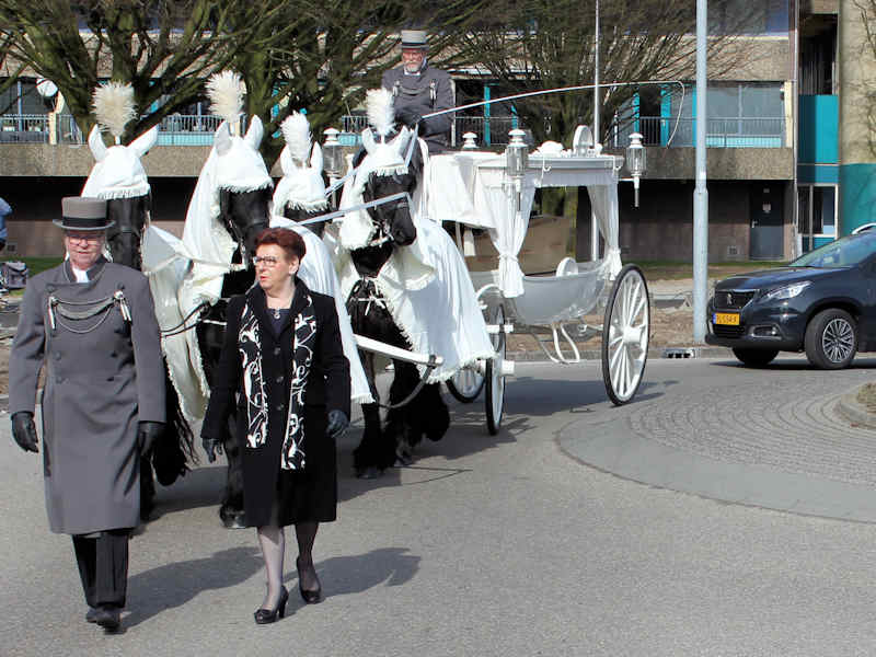 Witte rouwkoets 02032